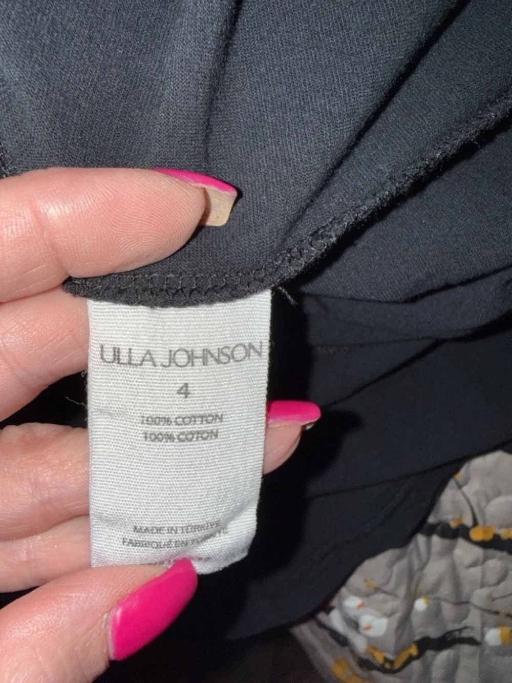 Ulla Johnson Black Maxi dress with Tied Waist - Picture 6 of 7